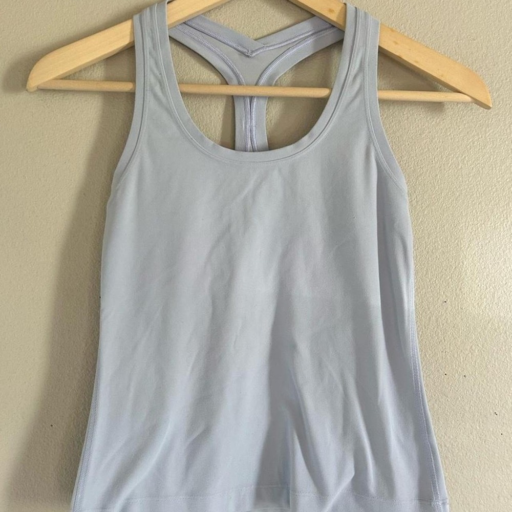 Lululemon light purple tank top size 2 #activewear